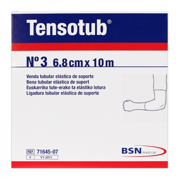 Tensotub Nº 3 Extremities Medium Adulti: Bendaggio tubolare elastico a compressione leggera (6,8 cm x 10 metri)